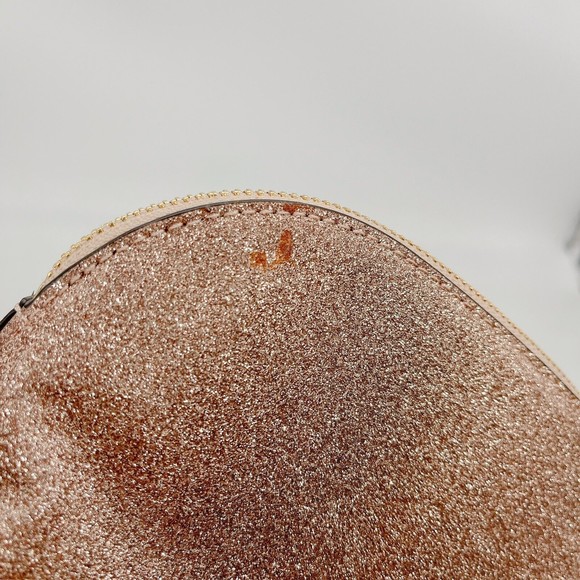 Michael Kors Alex Medium Travel Pouch Leather Glitter Holiday Christmas NWT $98 - Picture 5 of 9